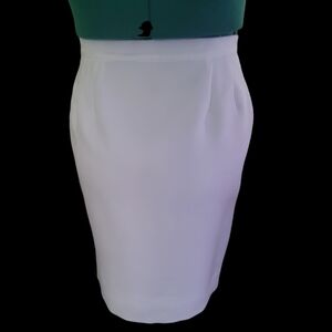 Custom made white skirt Size 10